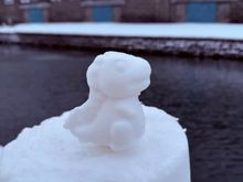Snow dino ;)