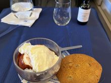 Sundae (Note: I brought the cookie from the Polaris lounge, you won’t get this from the cart)