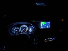 Night time driver view 