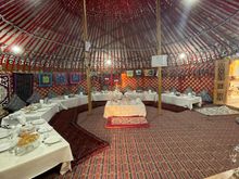 We stayed in a Yurt camp. This was the dinning room, unfortunately I forgot to take a photo of my room :(