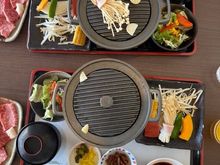 Great value set menu for lunch at MARUTAKE Oumi-Nishigawa