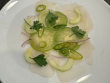 Scallops carpaccio; good….a good change from hamachi carpacio
