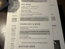Wine list 