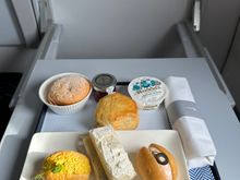 Afternoon tea on BA1399 MAN-LHR 
Quick flight and friendly crew 