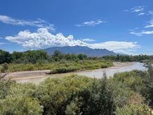 Walking trails on property to the Rio Grande