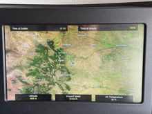Very circuitous routing to avoid t-storms