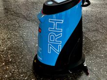 Robot vacuum cleaner in the check in area