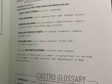 Breakfast Menu - Eastbound SFO-JFK