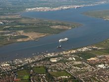 MV Ambience from the Ambassador Cruise Line, departed Tilbury and heading to Ijmuiden in the Netherlands 