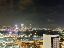 View across Victoria Harbour to Kowloon 