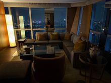 Living room at night 