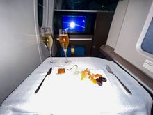 Champagne cocktails on WY With cheese plate