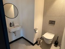 Toilet room in the deluxe king