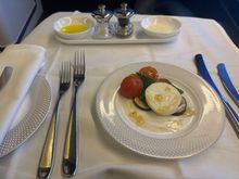 Mozzarella Salad with truffle honey. Very fresh