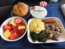 This was all right. The croissant was still warm by the time it made its way to me. 