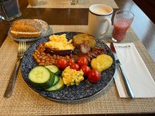 Sample of breakfast selections 