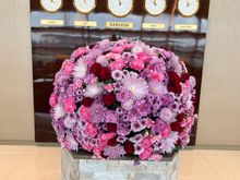 Real flowers. 