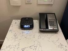 Nice alarm clock with wireless charger. However, when I plugged into the wall my phone didn’t charge all night. It might be user error but wonder if anyone else had this issue. 
Here is easily the worst part of the stay for me which frankly probably isn’t that bad once you read further. It was a relatively warm winter day for NYC (50 F or so) and apparently the heating / AC system can do only heating OR AC depending on the season and not both. Naturally, this was set to heat given the time of ye