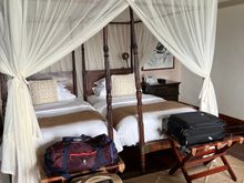 One bedroom of the cottage