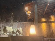 Onsen in the snow