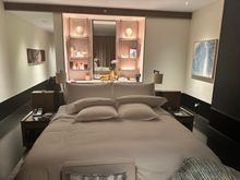 The standard room. Not really a suite. The bathroom is bigger than the room. 