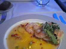 King Prawn starter (mango sauce) - great starter !