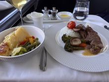 Beef main with sides