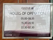 QR BKK lounge opening hours FEB24