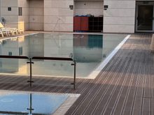 A picture of the pool before opening - did not want to capture scantily clad people without their permission