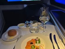 Lovely salmon and very nicely presented.