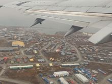 Taking off at YRT. 