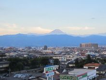 Kofu with Mt.Fuji in background