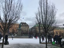Skating at Kungsträdgården
