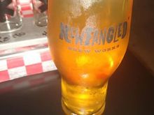Czech-style Pilsner at Newfangled while playing bingo