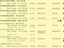 Flight numbers based on who is operating