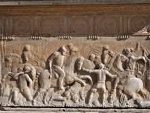 War scenes. - The Battle of Mühlberg.  -The Palace of Charles V. 