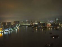View from room.  Mainland China on the left