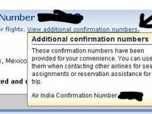 UAL.com find other carrier rez number