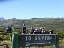 8 hours walk to shipton camp