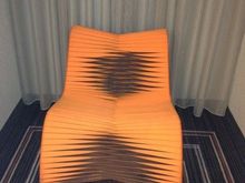 Funky orange chair