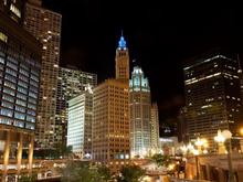 Wrigley Building Night