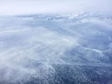 Flying over Greenland