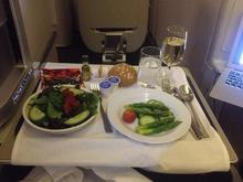 Starter for dinner. SFO - LHR in Club World. 7/14.