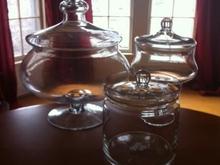 Secret Santa 2014 
3 large glass apothecary jars from a Secret Santa from CA.