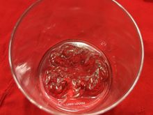 Lake Louise mountain scape glass I bought in a thrift store on my trip! (Our last Canada trip was Banff & Lake Louise :-)