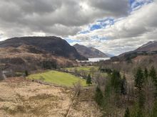 The view as we crossed the Glenfinnan Viaduct