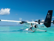 I get that the resort may have to transfer managers and stuff between island. But it's quite odd that they painted a whole seaplane to the Waldorf branding. Which means it may serve another purpose when the resort opens. hmmmmmm