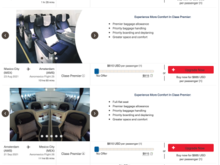 Screenshot of Bidding Platform for Aeromexico