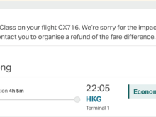 Downgraded, then cancelled.