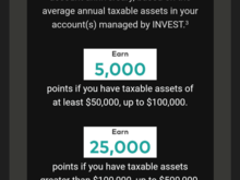 5k MR annually for 50-100k assets, 50k MR for 500k plus